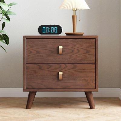 白蜡木床头柜实木轻奢家用卧室床边柜简约现代2024新款收纳小柜子