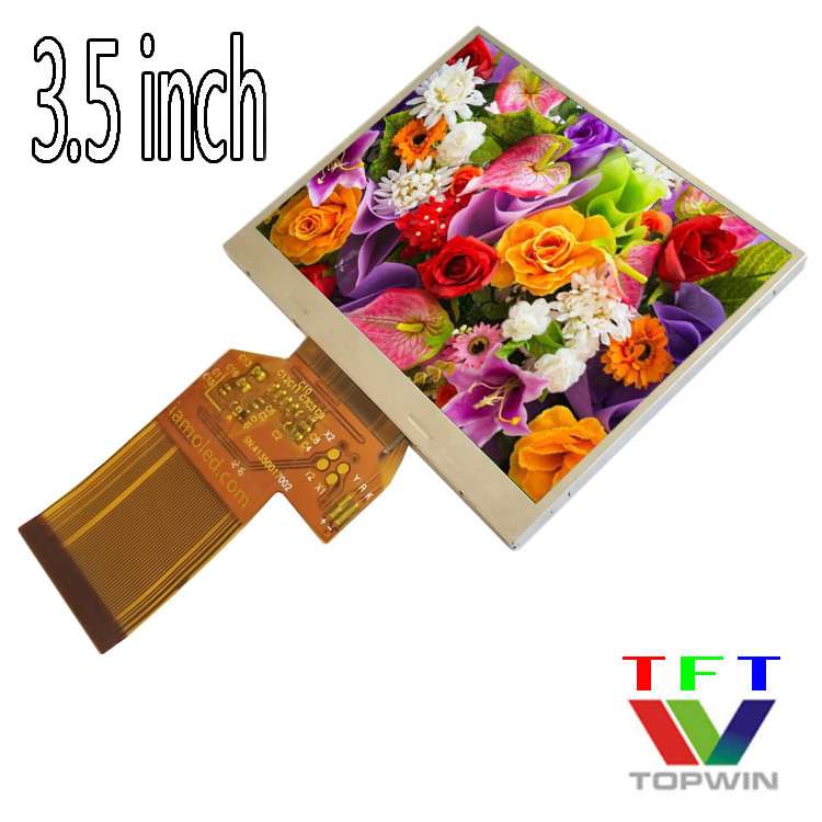 拓微3.5英寸液晶RGB显示屏横屏全视角320x240全彩色工业级别背光