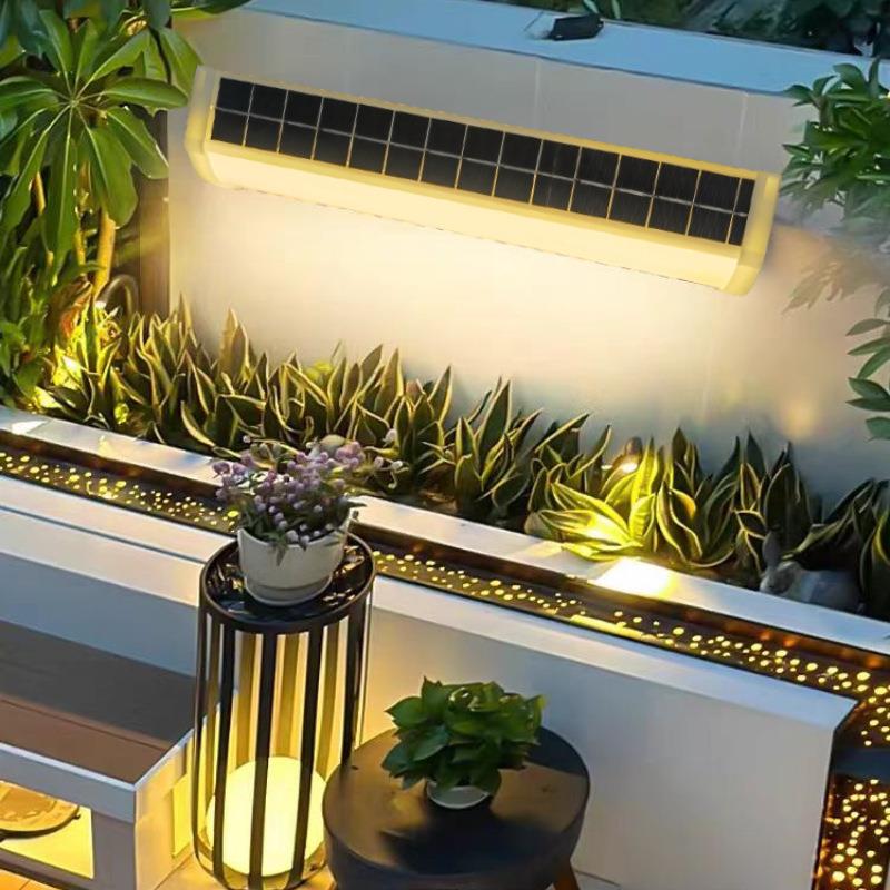 太阳能长条壁灯太阳能壁灯庭院灯走廊灯台阶灯篱笆灯桥梁护栏灯
