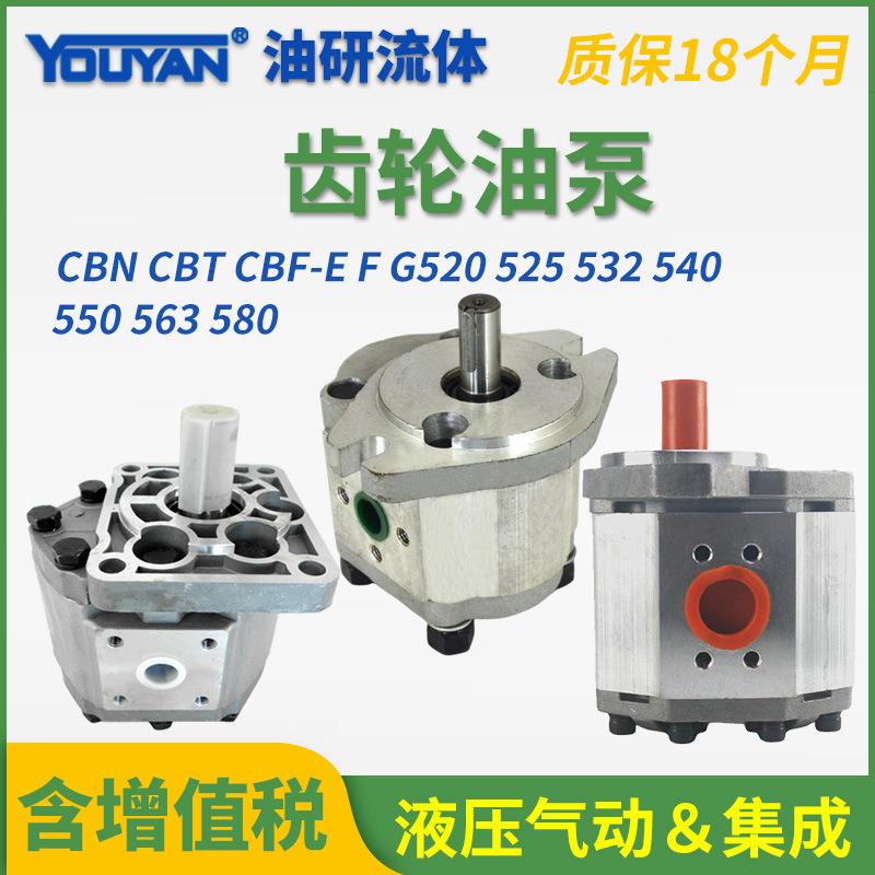 CBF-E516 CBT-F563 G580 CBQ齿轮泵CBN-E520 F525 G532 E540 F550