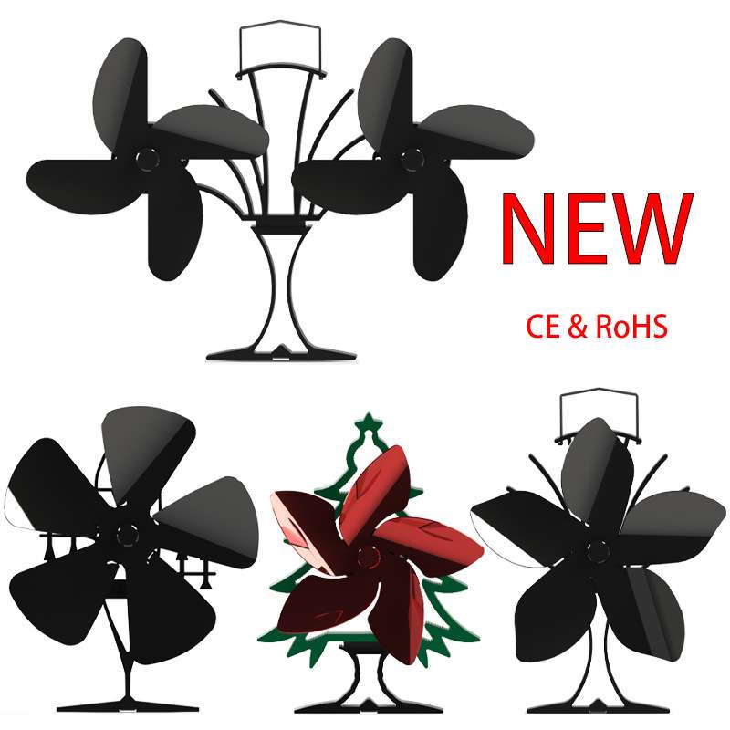 壁炉风扇热动力风扇康暖千石丰臣煤油炉取暖柴火炉自发电热能风扇