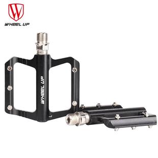 wheel up自行车脚踏铝合金轴承死飞踏板防滑脚蹬子配件跨境亚马逊