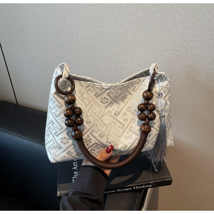 新款新中式腋下夏天简约布包单