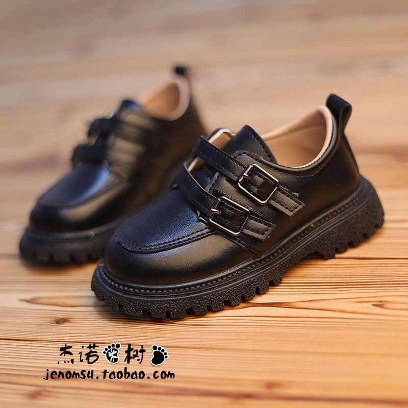 男童皮鞋演出鞋子2-3-4-5岁幼儿园软底单鞋英伦风双魔术贴豆豆鞋6,童鞋/婴儿鞋/亲子鞋,皮鞋,淘宝优惠券,粉丝福利购,淘宝优惠卷