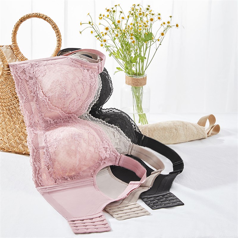 大码文胸75d80e85c90f95d无钢圈内衣34e36d38c40e42e44f薄款胸罩