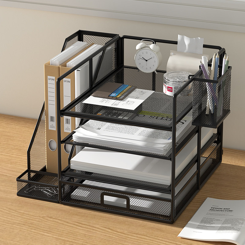 文件收纳架办公桌文件收纳盒文件夹置物架办公用品文件架办公室桌,文具电教/文化用品/商务用品,文件座/文件架/文件框,淘宝优惠券,粉丝福利购,淘宝优惠卷