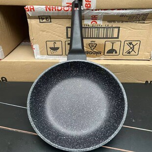 高货微瑕 平替小黄锅20麦饭石不粘煎锅 K煎蛋辅食锅 圈钢热融覆底