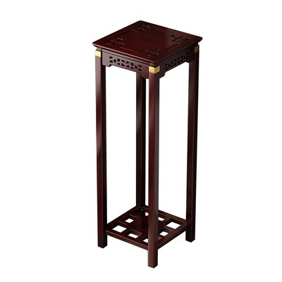 花架子客厅落地式花盆底架中式多层实木摆件展示架新款阳台植物架