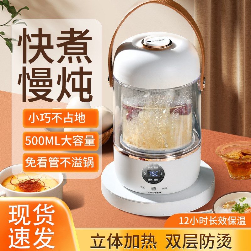 迷你小型电炖锅 1-2人便携多功能煲汤煮粥熬粥神器办公养生电炖盅