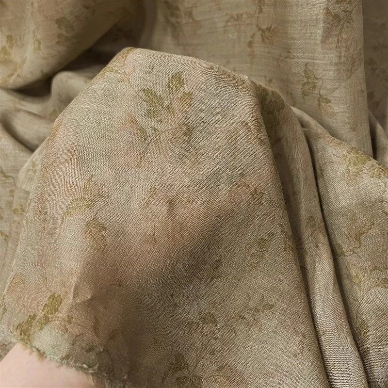 42支青芝染色底印花纯苎麻面料 1.45米宽 3米价,纺织面料/辅料/配套,面料/布类,淘宝优惠券,粉丝福利购,淘宝优惠卷