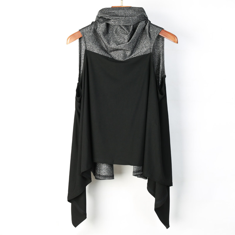 潮流拼接马甲外套春季男士黑色坎肩背心青年韩版个性无袖开衫外搭,男装,常规马甲,淘宝优惠券,粉丝福利购,淘宝优惠卷