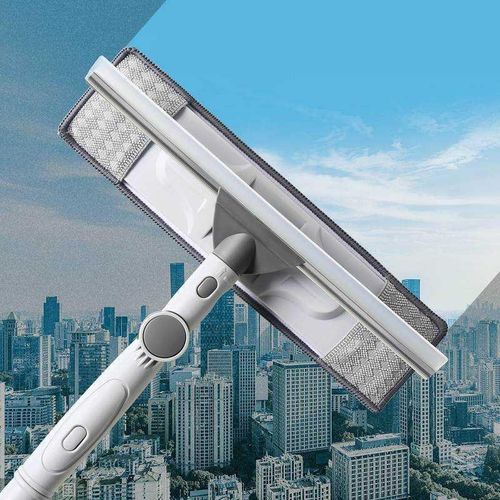 家用玻璃刮神器清洗窗户玻璃刷子清洁器伸缩杆双面擦高楼搽刮水器