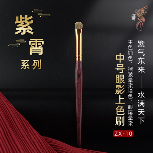 赤鸾紫霄系列ZX-10中号眼影上色