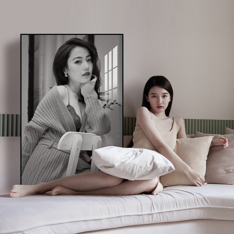 相框挂墙写真艺术照定p制相片洗照片放大尺寸水晶相框墙24寸打印