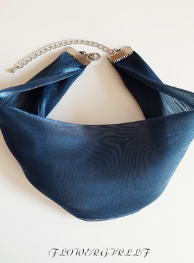 宽边颈带纯色百搭遮颈纹脖子饰品挡E疤痕颈部装饰脖链护脖颈饰脖