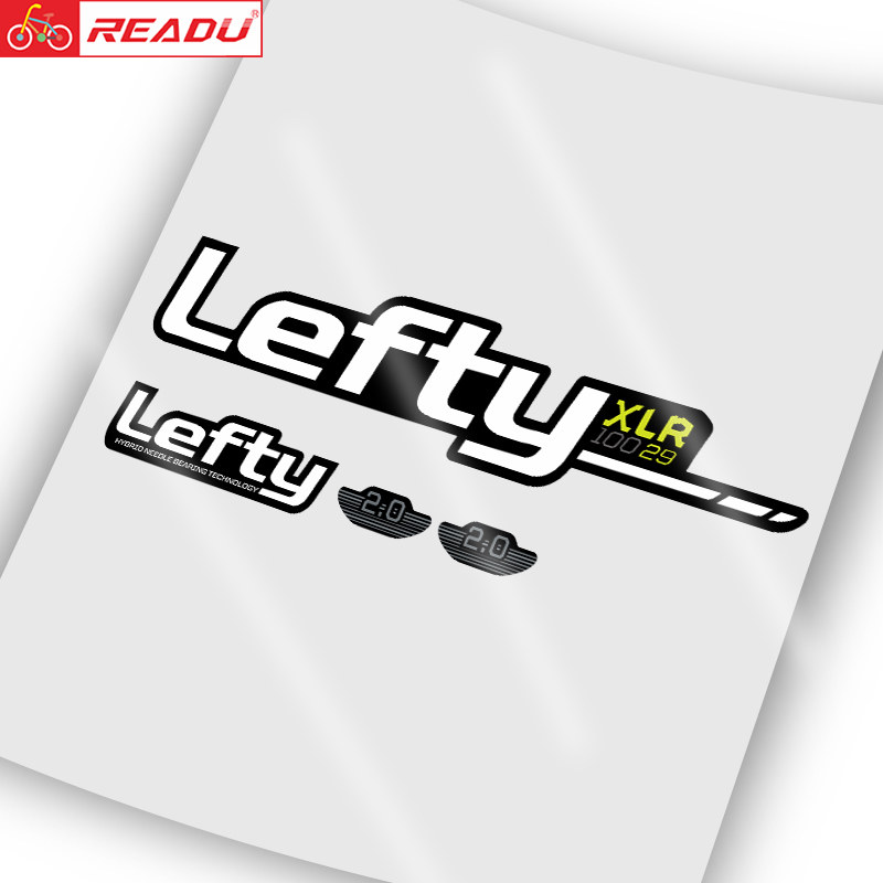 2016 lefty xlpr 100-29前叉贴纸山地车单车前叉贴纸改色装饰修复