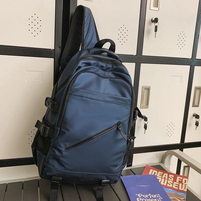 时尚大容量书包男16p寸笔记本电脑背包防水校园潮流女大学生双肩