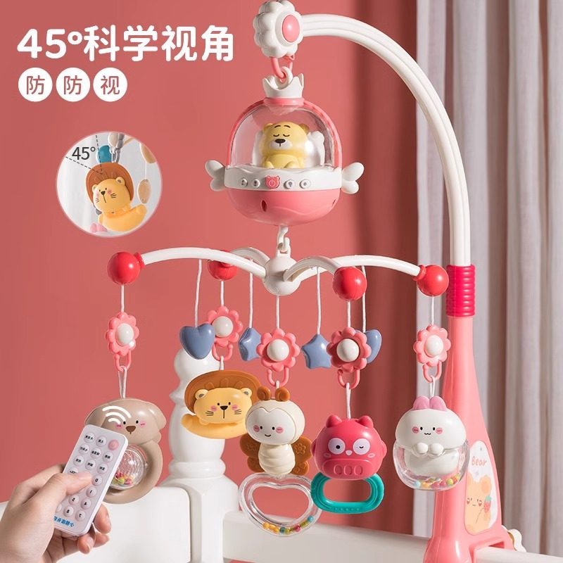 澄海义乌小商品儿童玩具市场百货婴儿床摇铃床Y头悬挂式床铃
