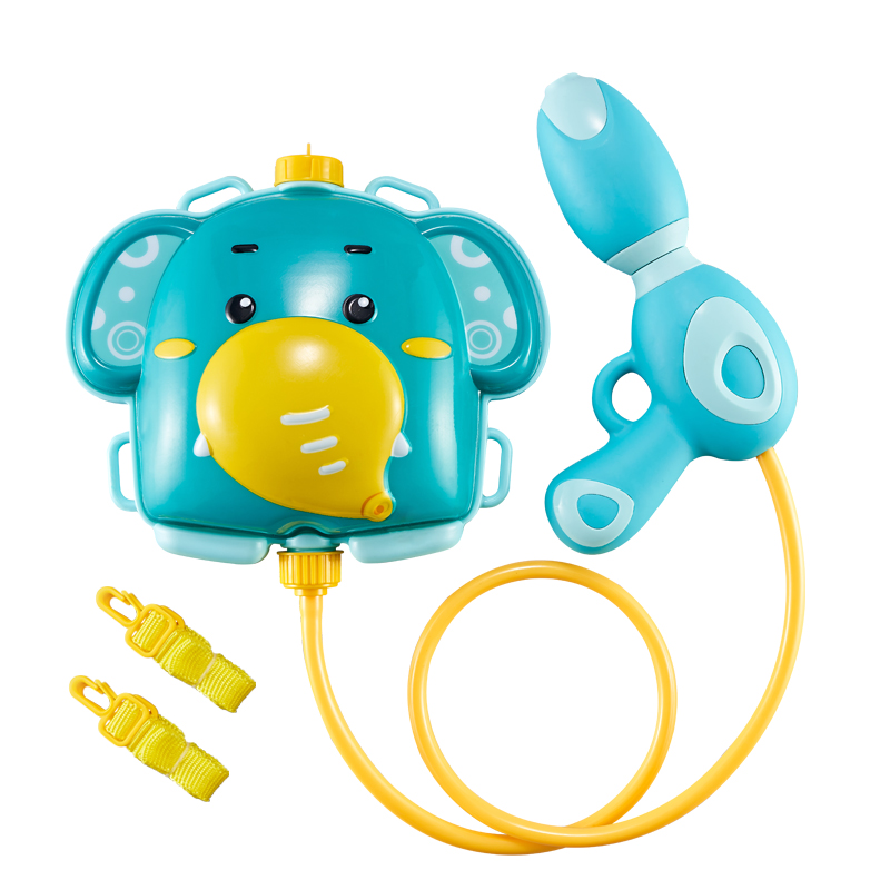 儿童背包水枪宝宝大容o量抽拉式背带呲喷水枪男女孩打水仗神器玩