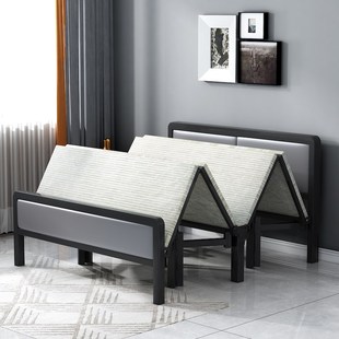 新款不占空间可收起来的床租房专用结实家用小床单人床一米二宽折