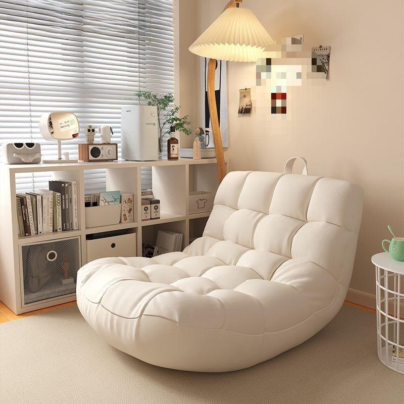 懒人沙发可躺可睡毛毛虫单人卧室小沙发主卧躺椅榻榻米阳台休闲椅
