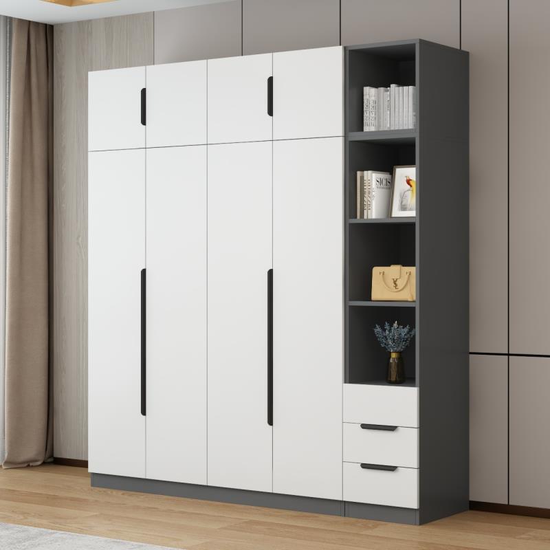 衣柜家用卧室实木质儿童收纳柜子小户型现代简约出租房用简健之章