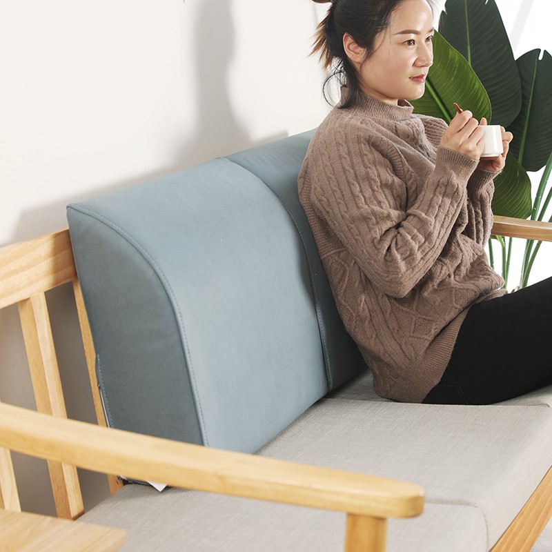 沙发靠背垫靠枕高密度硬海绵长方形大号客厅定制腰枕腰靠垫大靠背