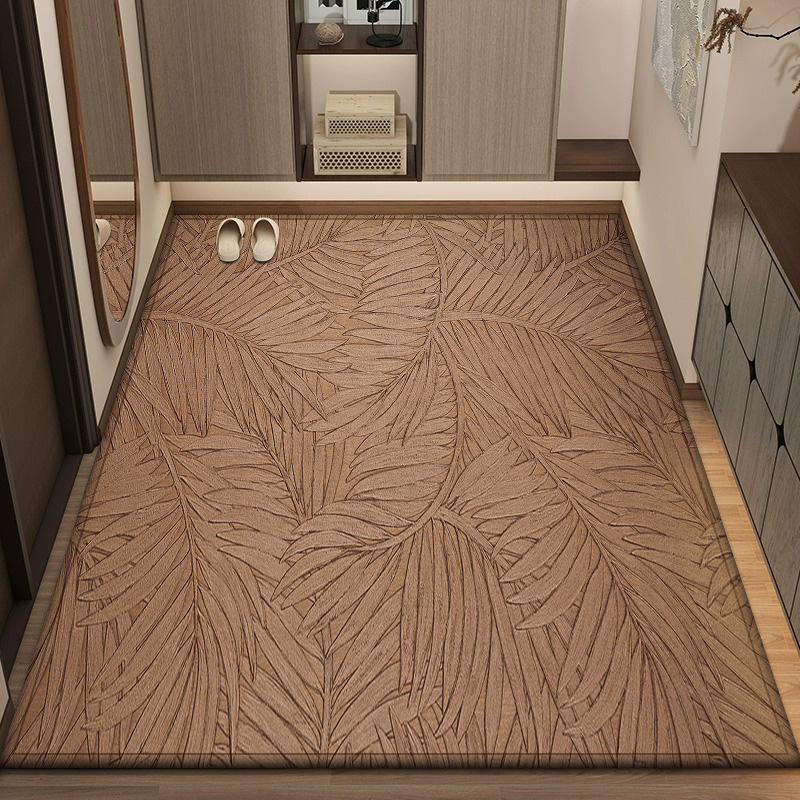 复古风轻奢高端脚垫门垫入户门玄关地毯家用吸水简约进门防滑垫