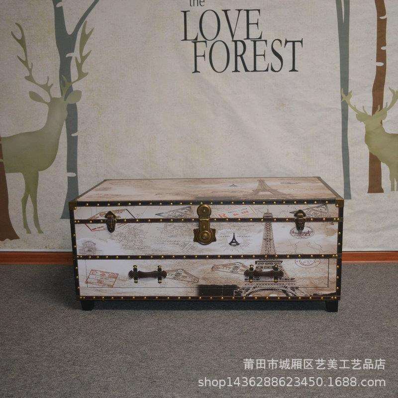 个性茶几北欧风格简约复古客厅家用小户型简易现代电视柜茶几组合