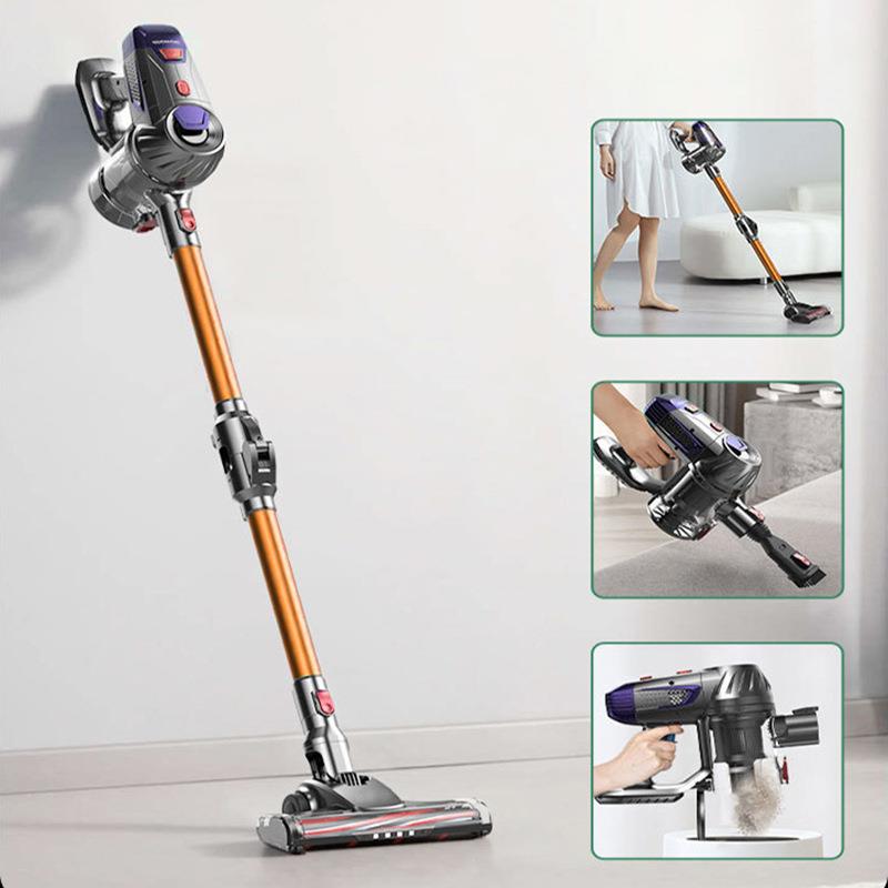 跨境无线吸尘器家用可折叠便捷式大吸力大功率手持立式除螨一体机