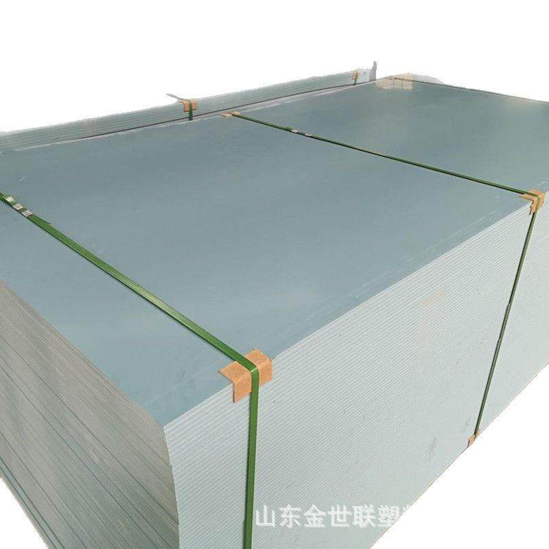 厂家供应深灰色PVC硬板浅灰色挤出板可焊接易加工T型隔板挡雨板