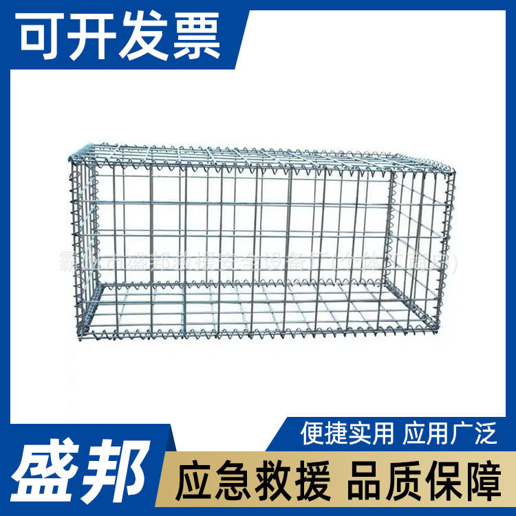 防汛抢险河道治理装石头铅丝笼网片水利工程格宾石笼网箱