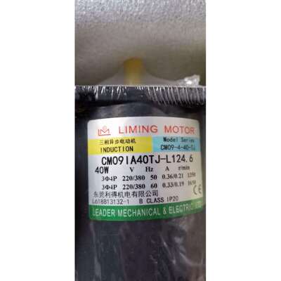 LIMING MOTOR CM09IA40TJ-L124.6 CM09-4-40TJ东莞利得机电