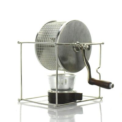 家用手摇烘豆机咖啡豆烘焙机小型不锈钢滚轮烘烤机coffee roaster