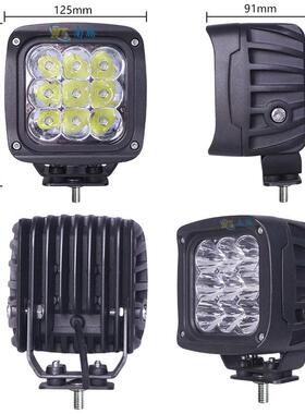 5寸方形50WLED工作灯汽车射灯越野车灯改装车灯货车灯工程车灯