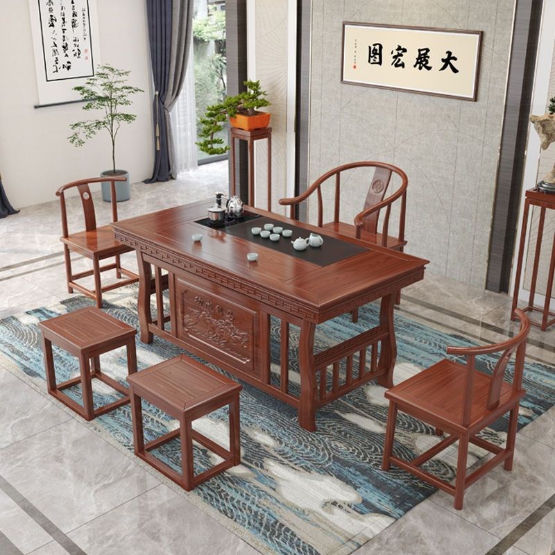 茶桌椅组合实木功夫茶台喝茶桌子家用茶具套装一体泡小茶几