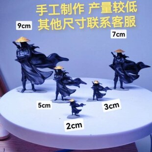 影江湖故小人人山水缸陆微景造观景微缩盆景古风小寒江孤摆件侠客