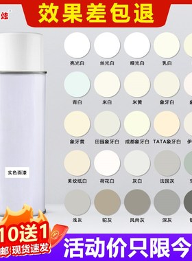 旧家具翻新修补自喷漆木门改色木器漆汽车白色灰色V木器漆防锈油