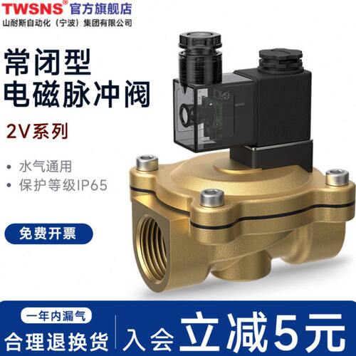 TWSNS台氣山耐斯2V电磁阀脉冲阀系列2V130-15 2V250-20 2V250-25