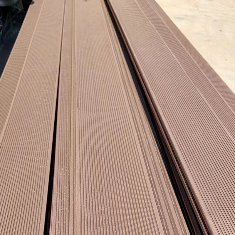 现货供应户外塑木地板防水阻燃泳池塑木地O板别墅露台防腐木板