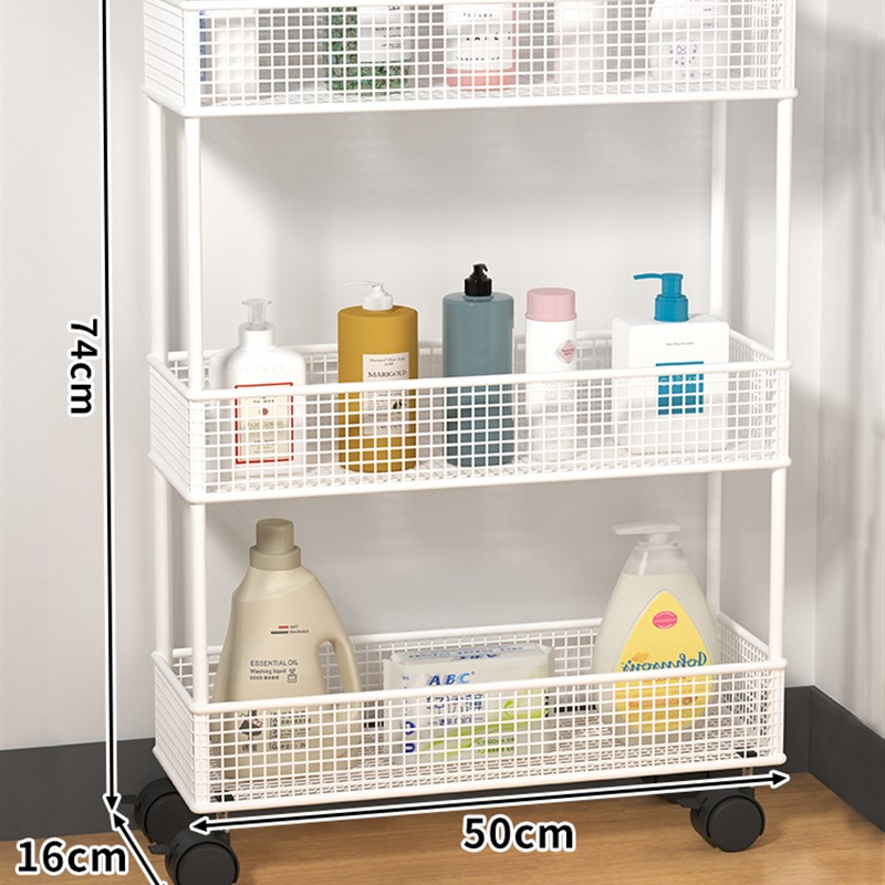 夹缝置物架门后缝l隙收纳柜浴室极窄落地窄缝架子卫生间超薄窄柜