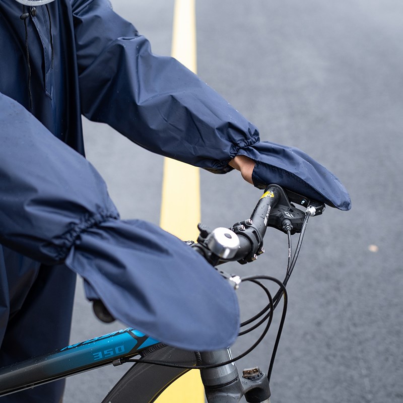 2024山地自行车雨衣学生男女电动自行车长M款全身防暴雨雨披可背