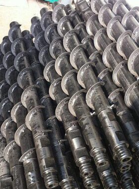 0叶42钻潜螺旋杆麻花探层岩片孔土圆螺旋杆钻钻头石水钻机钻杆杆8