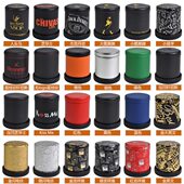 底托配筛子骰子6酒吧夜场色盅甩盅V筛盅色子骰盅TK皮革用品颗带