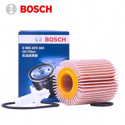 博世机滤适配锐志皇冠2.5 3.0 RAV4荣放机滤机油滤芯格机油滤清器