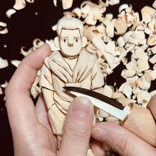 【刁刻岛】詹小山木雕雕刻工具手工DIY雕刻刀主刀细节刀