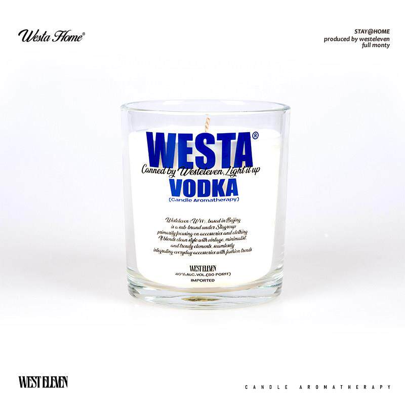 WESTELEVEN W11STA联名 VODKA 香薰蜡烛海盐鼠尾草大豆蜡无烟香氛