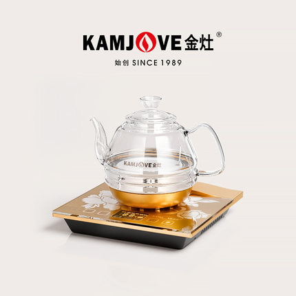 金灶H7全自动涌泉上水煮茶炉家用茶台烧水壶智能恒温一体电热水壶