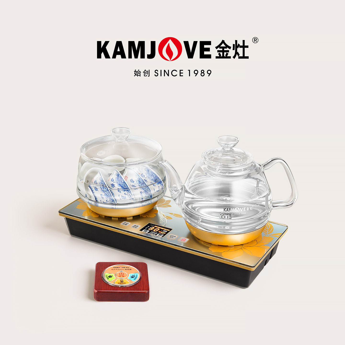 金灶H10全自动电热水壶耐热高硼硅玻璃烧水壶底部上水恒温热水壶,餐饮具,煮茶炉,淘宝优惠券,粉丝福利购,淘宝优惠卷