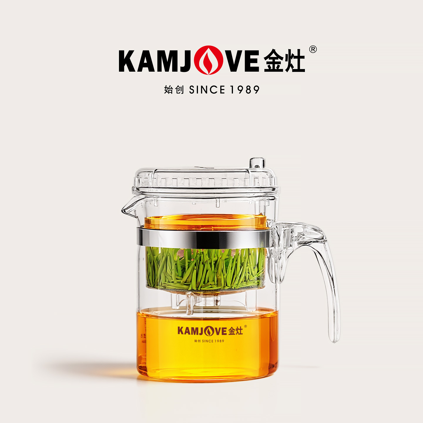 金灶飘逸杯玻璃泡茶壶家用单人